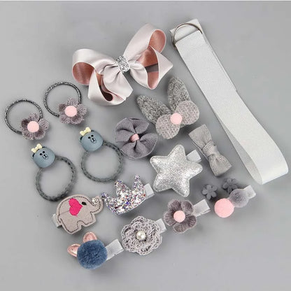 18-Piece Children's Hair Accessories Kit