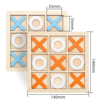 Wooden Tic-Tac-Toe